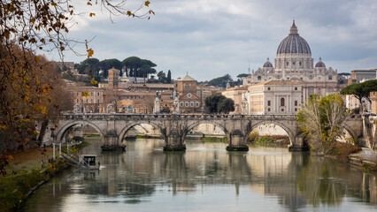 Old roman architecture, Rome, Italy