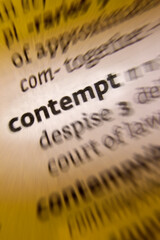 Contempt - Resentment