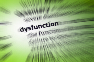 Dysfunction - A dysfunctional family is a family in which conflict, misbehavior, and often child neglect or abuse on the part of individual parents occur continuously and regularly. 