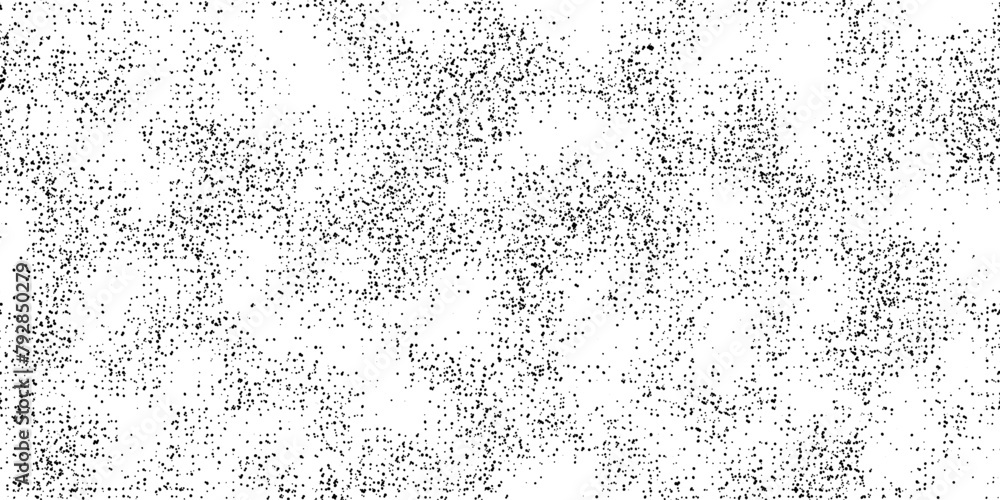 Poster grange distressed half tone vector texture overlay. black and white noise dots seamless pattern. man