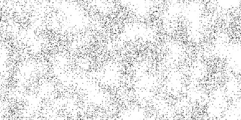 Grange distressed half tone vector texture overlay. Black and white noise dots seamless pattern. Manga dirty speckles and spots raster background. Vector bg.