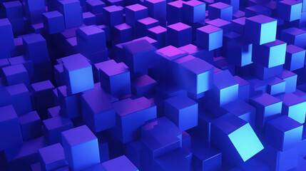 geometric cube background, abstract background, wallpaper