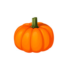 Pumpkin on transparent background
