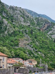 Obraz premium village in the mountains