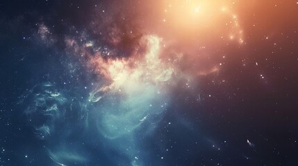 Galactic Gaze: The Enchanting Eyes Drawn Deeply into the Starry Sky - obrazy, fototapety, plakaty