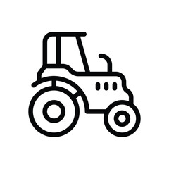 Tractor vector icon