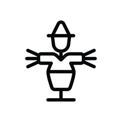 Scarecrow vector icon