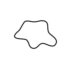 Irregular Organic Freeform Shapes Outline 