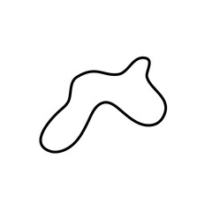 Irregular Organic Freeform Shapes Outline 