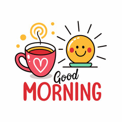 Good Morning vector text (21)