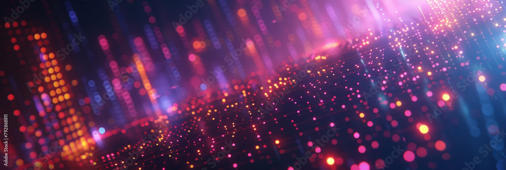 Fototapete blur binary data background. concept for big data, deep machine learning, artificial intelligence. b