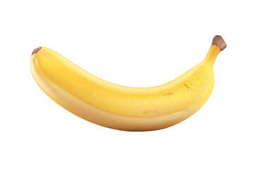 Fresh Banana fruit  in close up isolated on white background