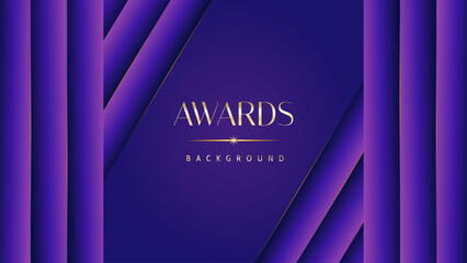 Pink blue purple golden royal awards graphics background. Lines growing elegant shine spark. Luxury premium corporate abstract design template. Banner certificate dynamic shape.