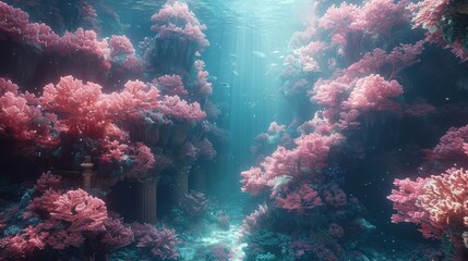 Explore a mysterious underwater world where coral reefs bloom like undersea gardens