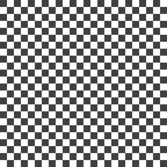 Black and white checkered seamless pattern. Endless background. Racing flag texture