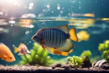 fish in aquarium