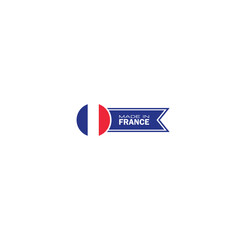 Made in France logo, Made in France label vector graphics