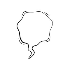 Cartoon balloon Text Element 