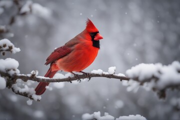 'cardinal isolated bird red white animal avian cut-out on songbird background wildlife male passerine'