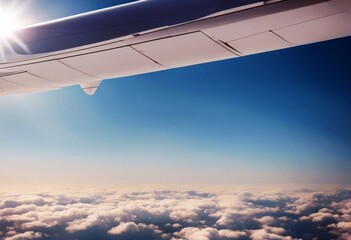 'airplane isolated blue window sky cabin aeroplane air aircraft airline background clean cloud cloudscape commercial copy day design element flight flying glasses interior'