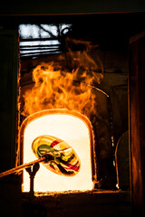 Murano glass blowing, Venice, Italy