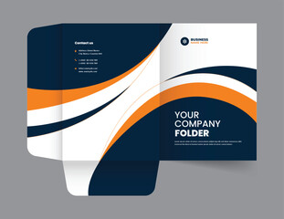 Modern Presentation Folder Layout Template