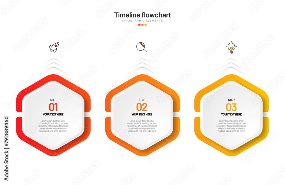 Poster timeline infographic design with options or steps. infographics for business concept. can be used fo