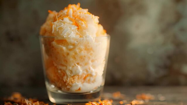 video orange coconut ice