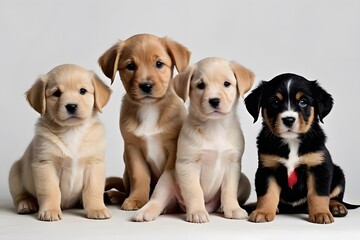 group of puppies