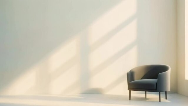 video modern minimalism with armchairs