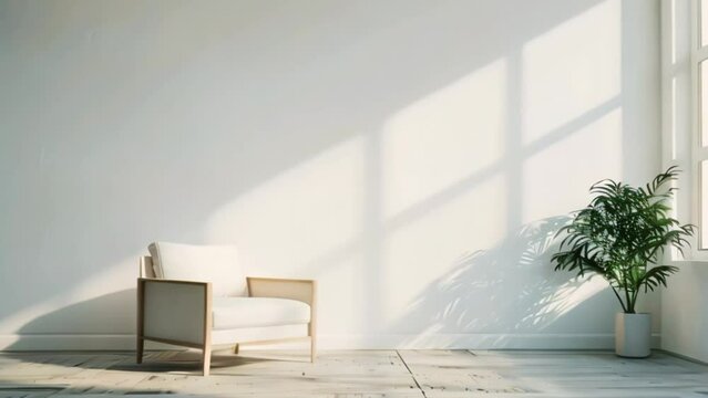 video modern minimalism with armchairs
