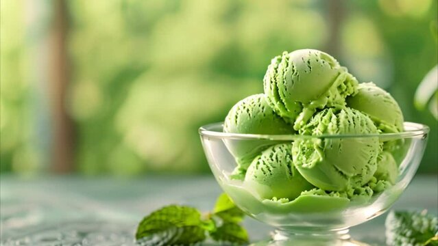  video matcha ice cream