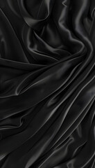 Fototapeta premium Black Silk Background