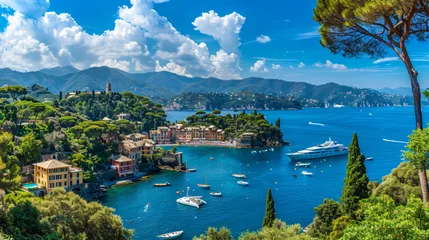  Beautiful view of Portofino Liguria Italy © Hassan