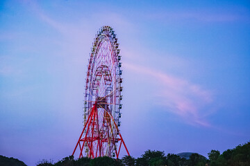 Ferris Wheel amusement park, Nha Trang. Vietnam. Fairy land. - Powered by Adobe