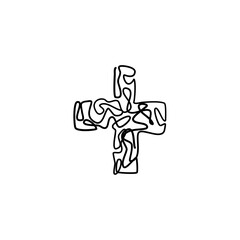 Abstract Tangled Scribbles