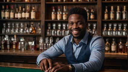 businessman in bar