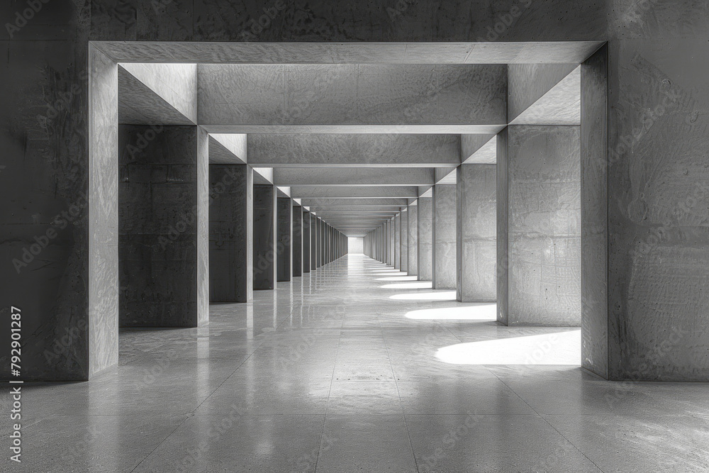 Poster a series of doorways that open into different geometric dimensions, each room a puzzle of spatial lo