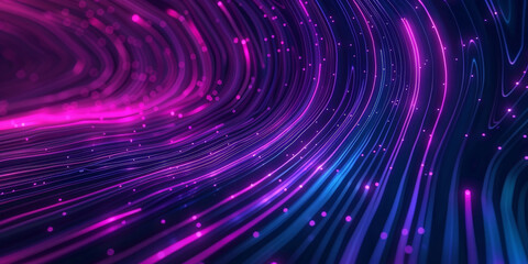 abstract blue purple pink fast moving binary computer data. High speed motion blur, Technology, machine learning, big data, virtualizatio, futuristic, data flow transmitting	