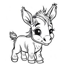 cartoon donkey 