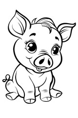 cartoon pig