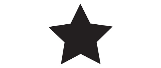 star vector logo. alone star.
