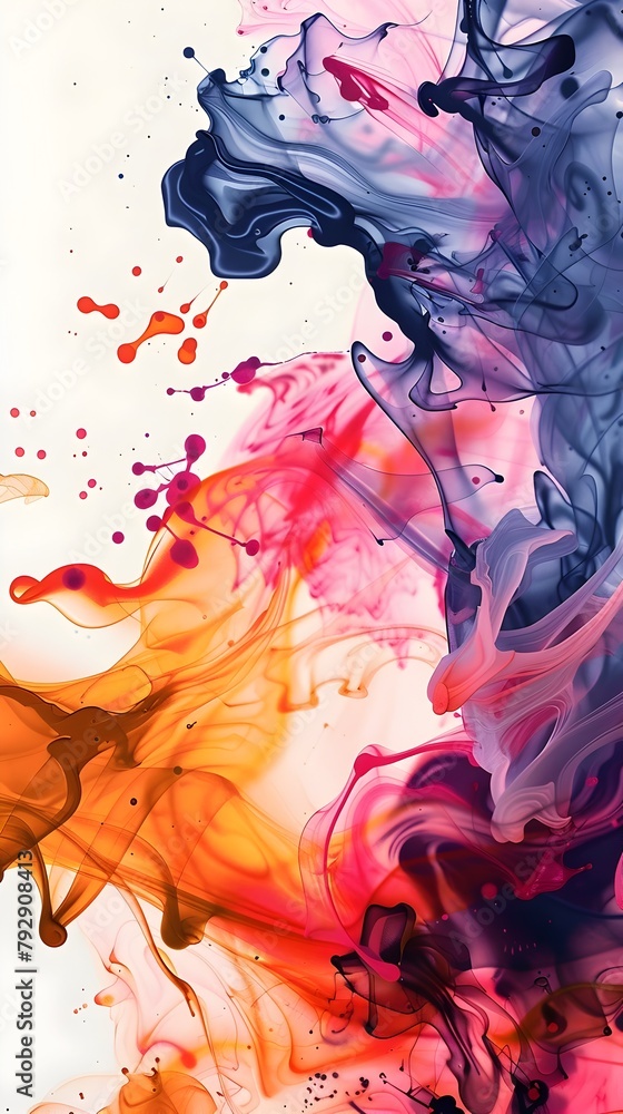 Poster enhancing photography svg style with intricate data visualizations and otherworldly brushstrokes