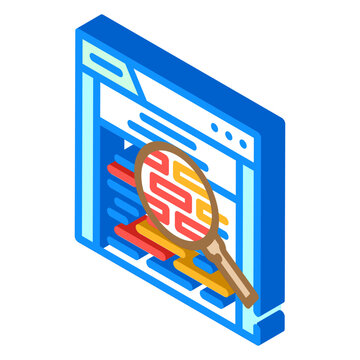 recommend clip art: keyword stuffing seo isometric icon vector. keyword stuffing seo sign. isolated symbol illustration