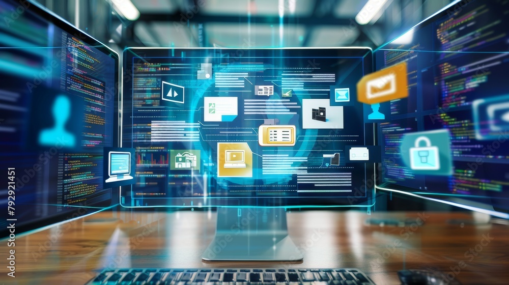 Aufkleber IT consultants install Document Management Systems (DMS) for managing corporate information and files. Business process, archiving software, etc.