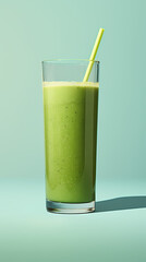 cup of green smoothie