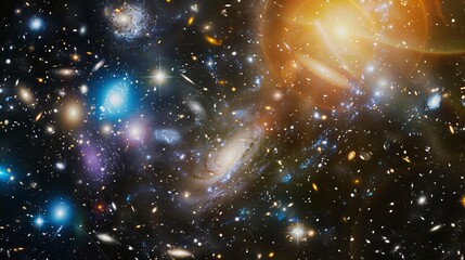 Fototapeta na wymiar Interstellar Reverie: A Marvelous Voyage Through the Endless Starry Expanse