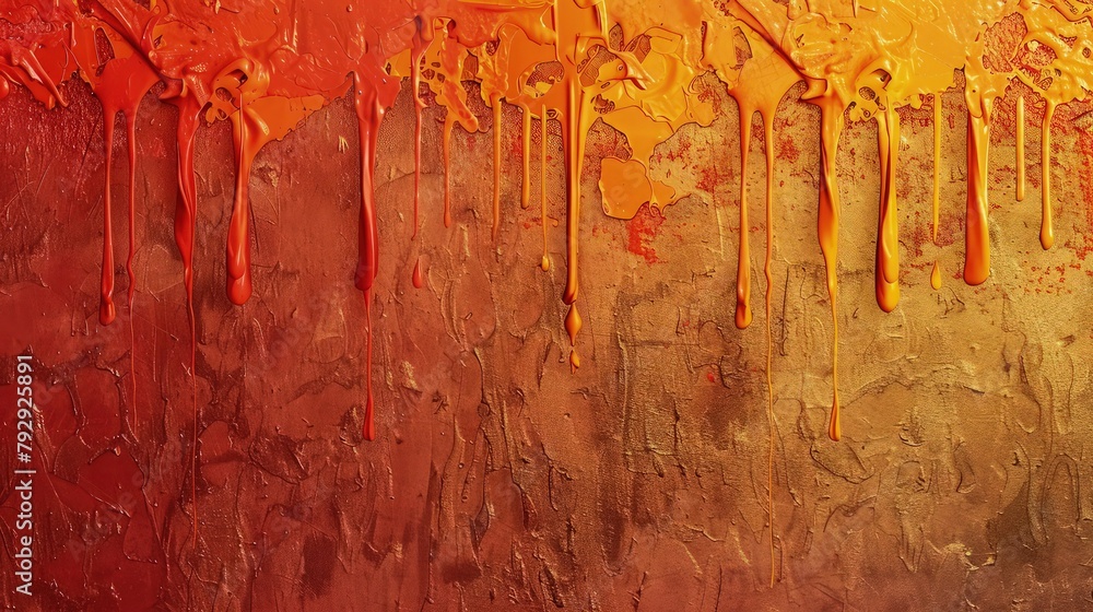 Poster a mesmerizing array of paint drops swirling together to form a captivating abstract background.