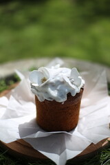 Easter in Ukraine. Easter cake