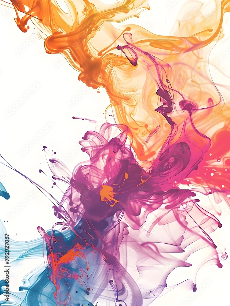 Poster svg style a precise approach to captivating abstract visual art